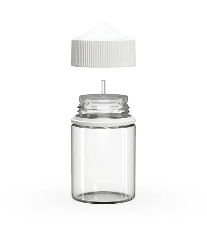 Dildos Chubby Gorilla Chubby Gorilla 60ML Stubby Unicorn Bottle Clear BottleWhite Cap