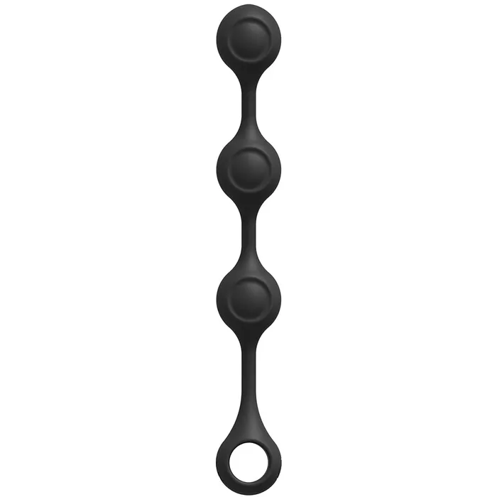 Doc Johnson Anal Kink Weighted Silicone Anal Balls in Black Doc Johnson Anal Kink Weighted Silicone Anal Balls in Black