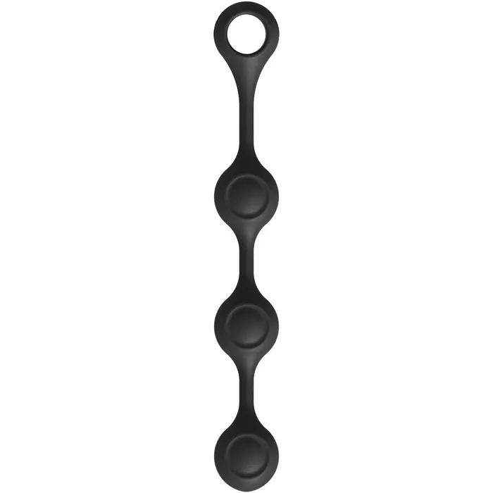Doc Johnson Anal Kink Weighted Silicone Anal Balls in Black Doc Johnson Anal Kink Weighted Silicone Anal Balls in Black