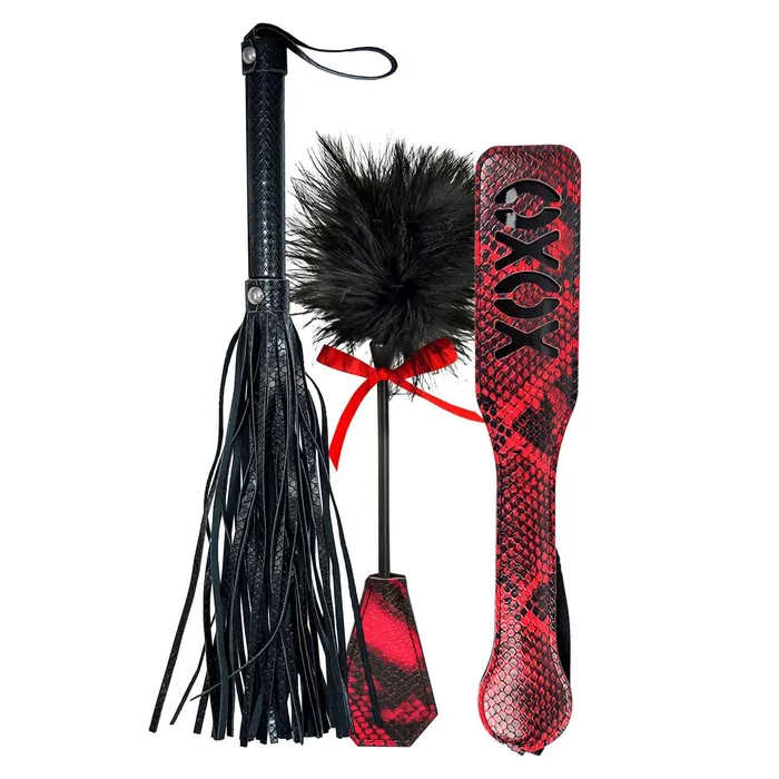 Nasstoys Anal Lovers Kits Whip Tickle and Paddle The Ultimate Sensation Exploration Set