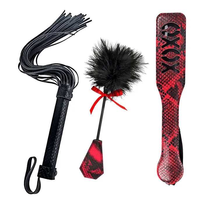 Nasstoys Anal Lovers Kits Whip Tickle and Paddle The Ultimate Sensation Exploration Set