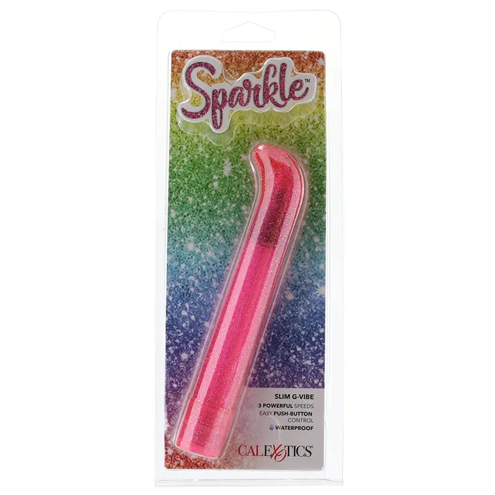 Vibrators Sparkle Slim GVibe in Pink CalExotics Vibrators Sparkle Slim GVibe in Pink CalExotics