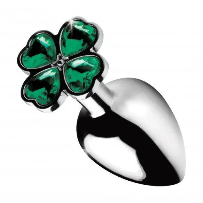 Lucky Clover Gem Anal Plug Large XR Brands Booty Sparks Male Sex Toys Lucky Clover Gem Anal Plug Large XR Brands Booty Sparks Male Sex Toys