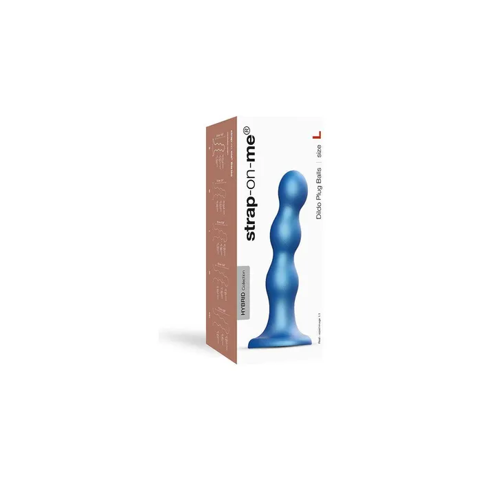 StrapOnMe Anal StrapOnMe Balls Plug Dil Blue Large