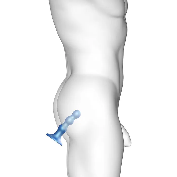 StrapOnMe Anal StrapOnMe Balls Plug Dil Blue Large