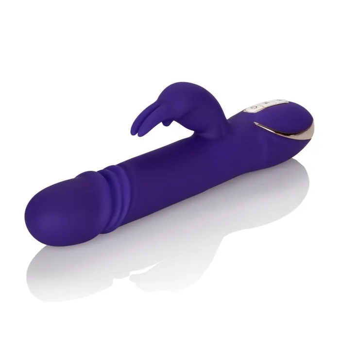 Vibrators CalExotics Premium Jack Rabbit Silicone Thrusting Rabbit Vibrators CalExotics Premium Jack Rabbit Silicone Thrusting Rabbit