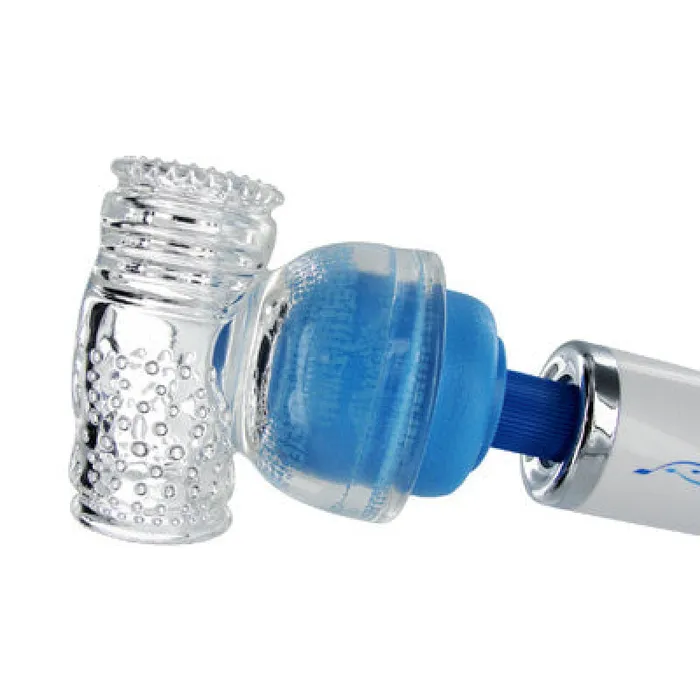 XR Brands Wand Essentials Male Sex Toys Hummmingbird Masturbator Attachment Clear XR Brands Wand Essentials Male Sex Toys Hummmingbird Masturbator Attachment Clear