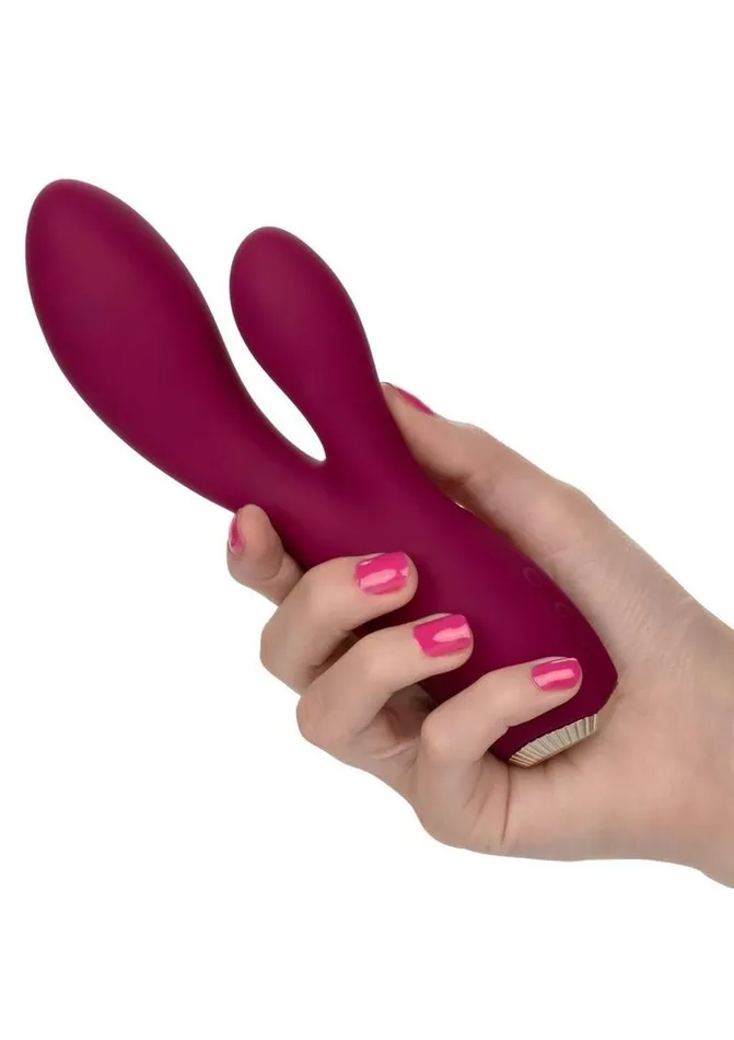 Female Sex Toys Uncorked Uncorked Cabernet Silicone Rechargeable Rabbit Vibrator