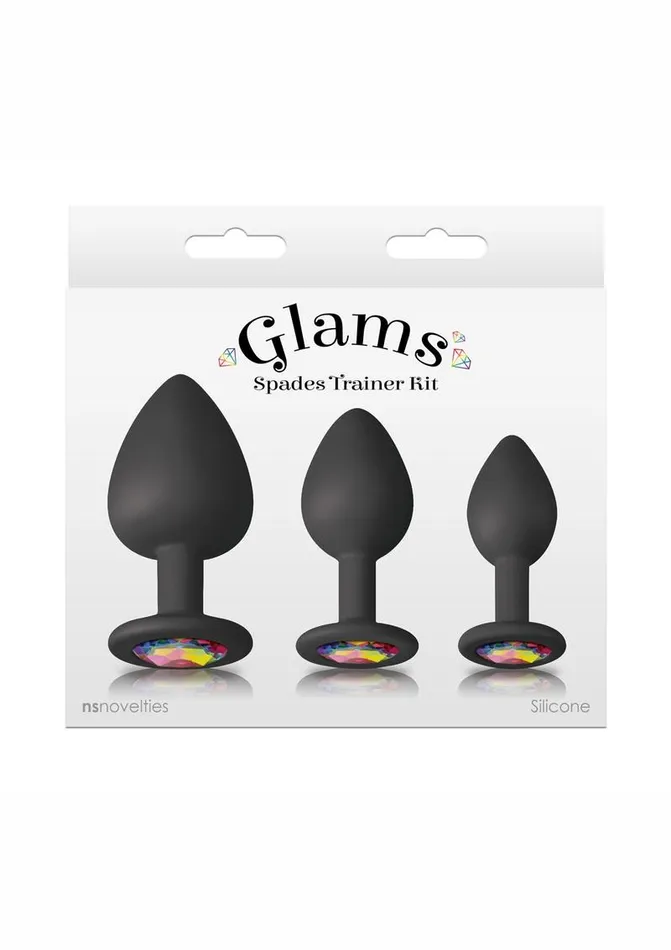 Glams Anal Glams Spades Trainer Kit Silicone Plugs Glams Anal Glams Spades Trainer Kit Silicone Plugs