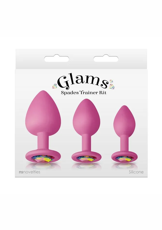 Glams Anal Glams Spades Trainer Kit Silicone Plugs Glams Anal Glams Spades Trainer Kit Silicone Plugs
