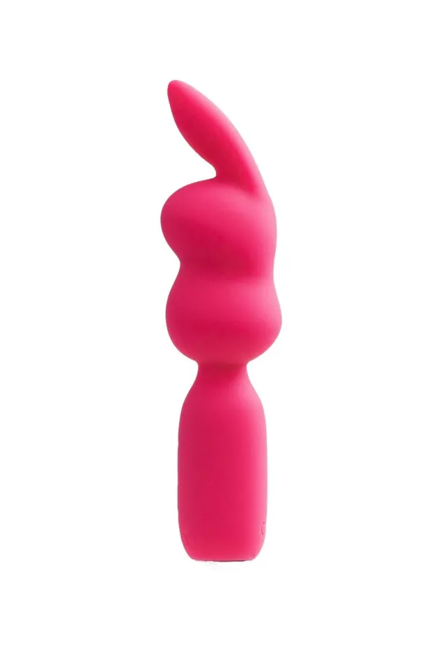 Hopper Bunny Rechargeable Mini Wand Pretty in Pink VeDO Vibrators Hopper Bunny Rechargeable Mini Wand Pretty in Pink VeDO Vibrators