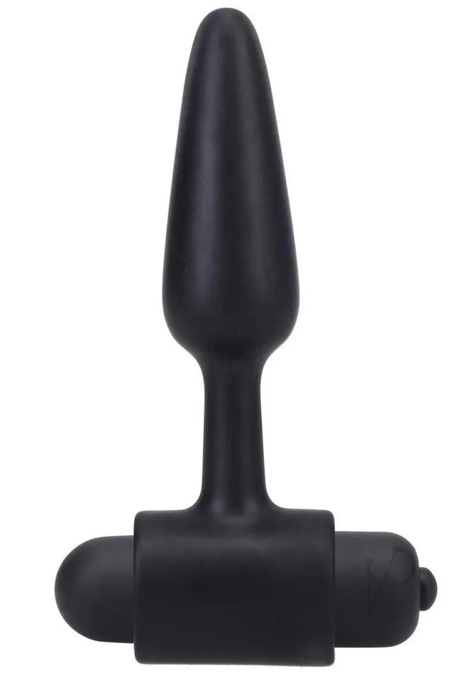 Anal Doc Johnson Enterprises In A Bag Vibrating Butt Plug 3 Black