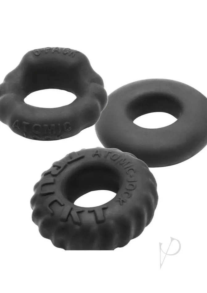 Bonemaker Cockring 3pk Night Ed Oxballs Vibrators