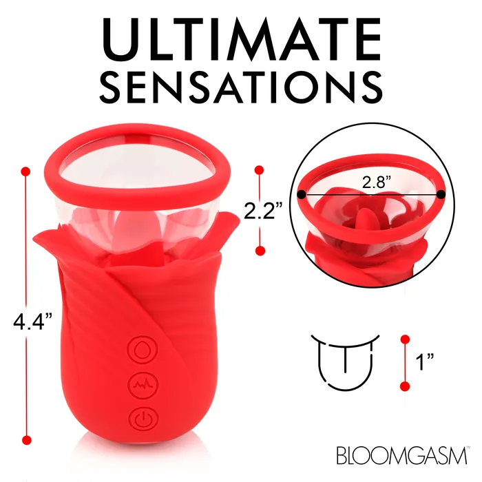 Female Sex Toys XR Brands Lily Lover Sucking Vibrating Clitoral Stimulator