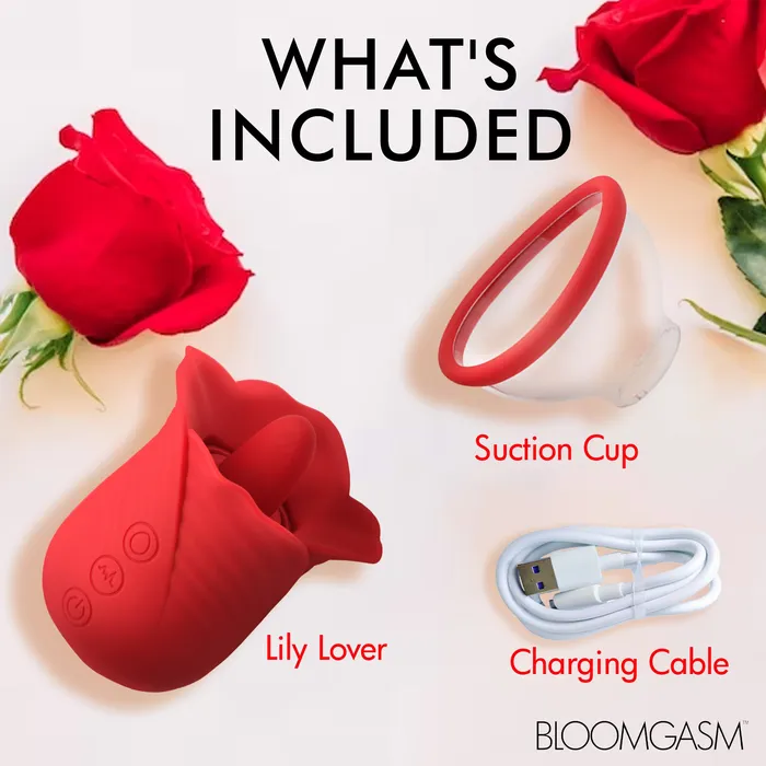 Female Sex Toys XR Brands Lily Lover Sucking Vibrating Clitoral Stimulator