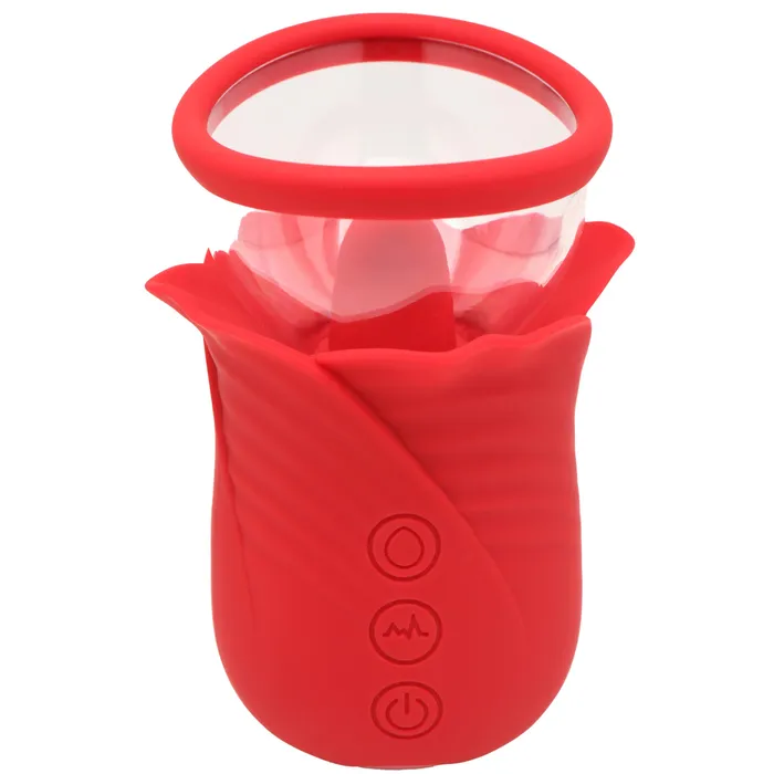 Female Sex Toys XR Brands Lily Lover Sucking Vibrating Clitoral Stimulator