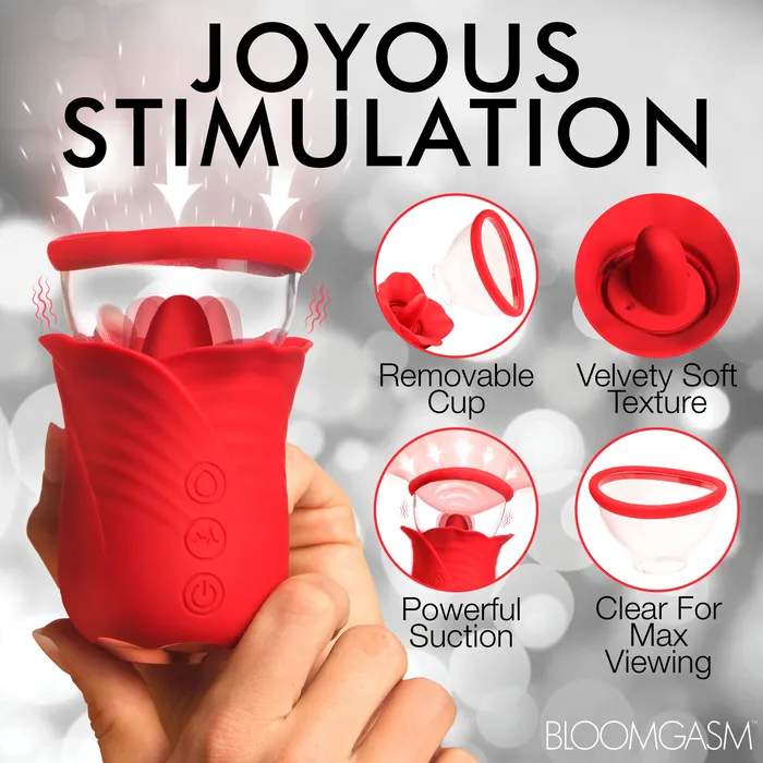 Female Sex Toys XR Brands Lily Lover Sucking Vibrating Clitoral Stimulator