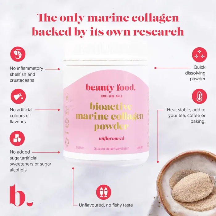 Beauty Food Beauty Food Bioactive Marine Collagen Powder Vibrators
