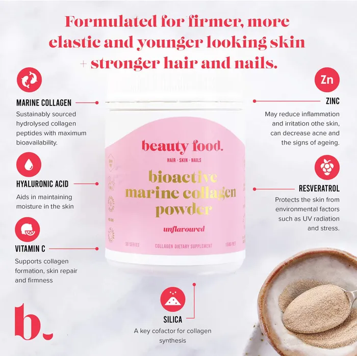 Beauty Food Beauty Food Bioactive Marine Collagen Powder Vibrators