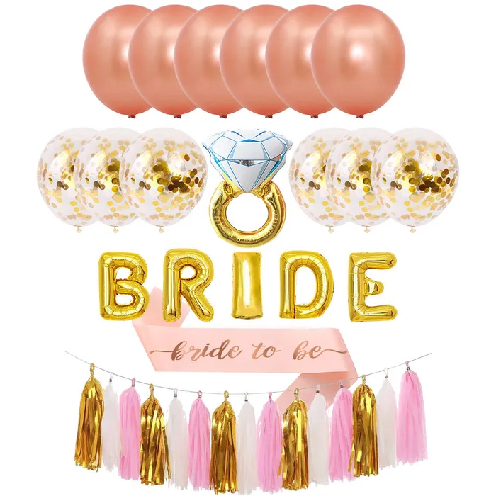 Couples Bride 6 piece Decoration Kit All Bachelorette