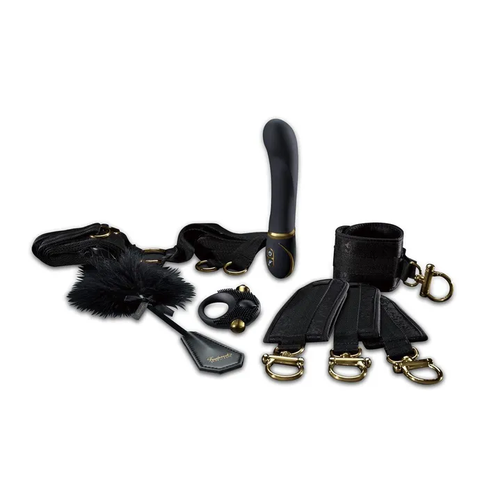 Fredericks Of Hollywood Rechargeable G Vibrator Vibrating Ring and Fetish Set Female Sex Toys