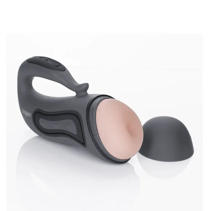 Male Sex Toys CALIFORNIA EXOTIC NOVELTIES Apollo Alpha Stroker 1 Grey