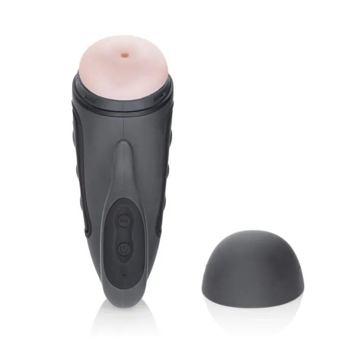 Male Sex Toys CALIFORNIA EXOTIC NOVELTIES Apollo Alpha Stroker 1 Grey