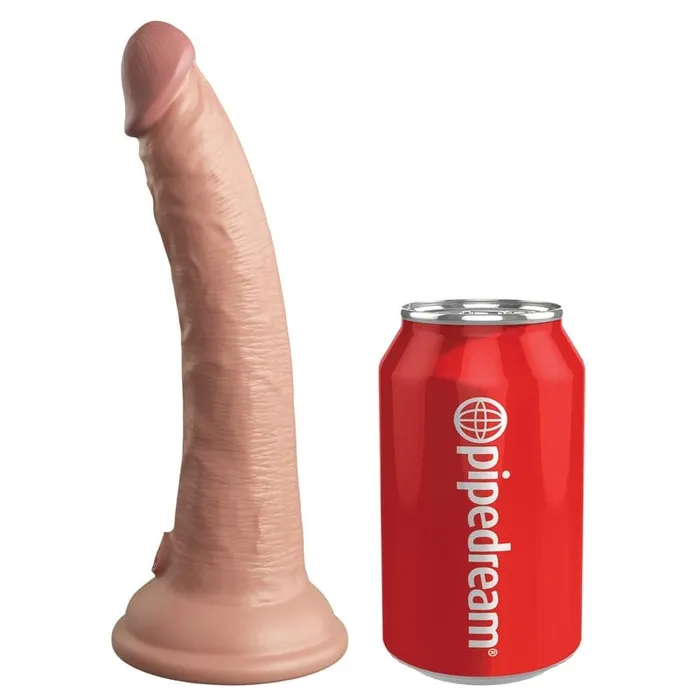 Pipedream Products King Cock Elite 7 Silicone Cock Light Pipedream Products Dildos