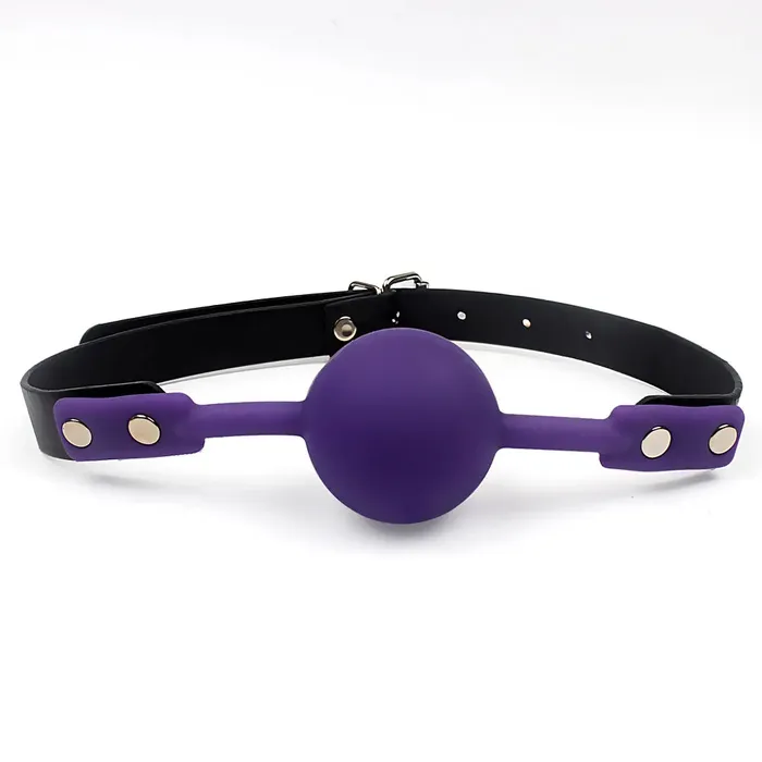 Romulus Couples Adjustable Silicone Mouth Gag Ball Breathable Bondage Accessory for BDSM Play