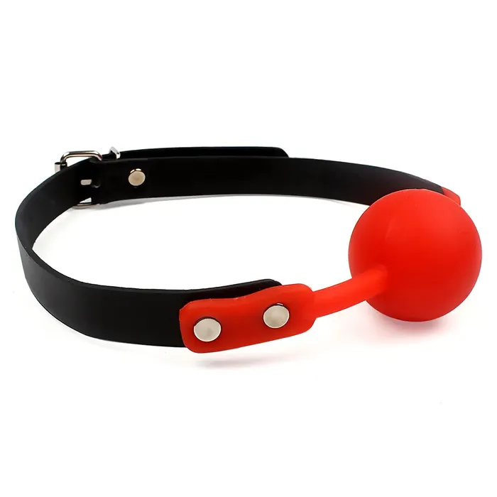 Romulus Couples Adjustable Silicone Mouth Gag Ball Breathable Bondage Accessory for BDSM Play