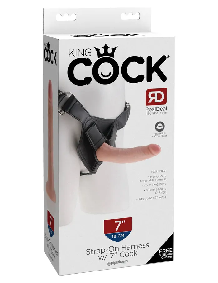Strap on Harness with 7 Cock Pipedream Female Sex Toys