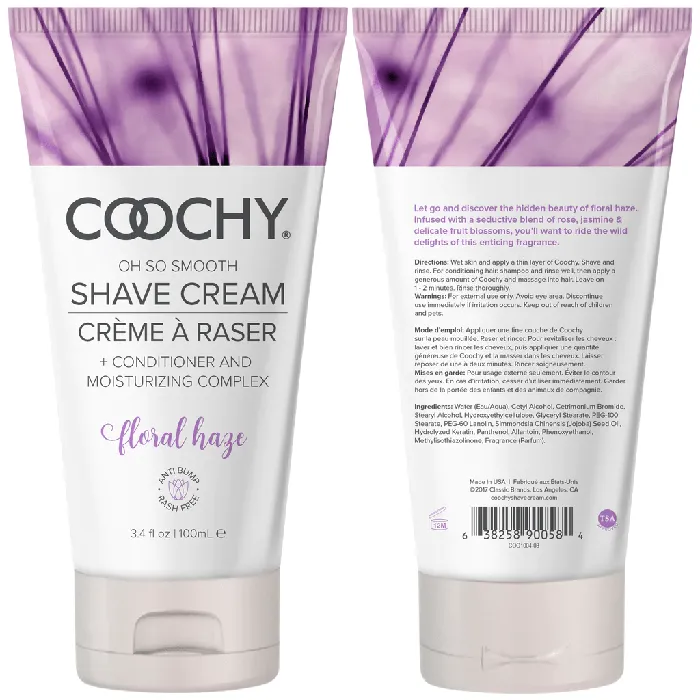 Vibrators Coochy Coochy Shave Cream Floral Haze