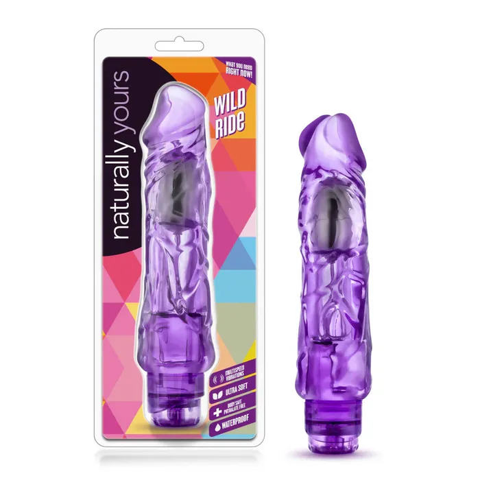 Blush Female Sex Toys Naturally Yours Wild Ride Realistic Multispeed Vibrator