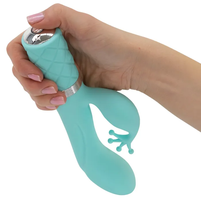 BMS Female Sex Toys Pillow Talk Kinky Luxurious Dual Massager Rabbit Vibrator