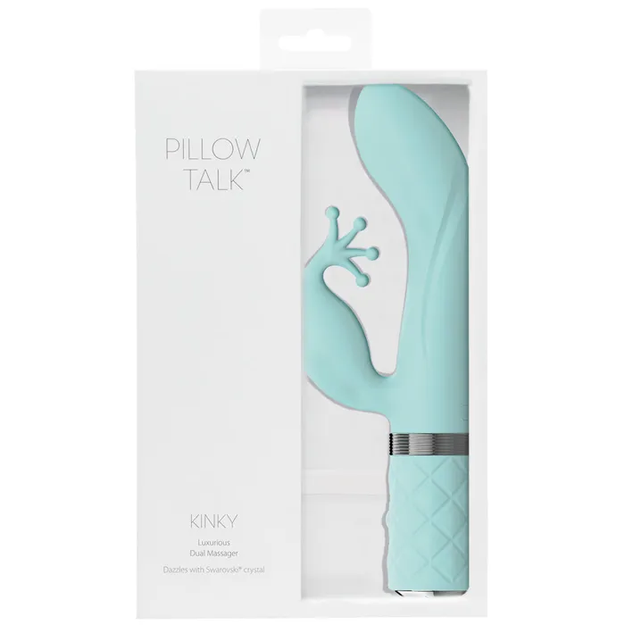BMS Female Sex Toys Pillow Talk Kinky Luxurious Dual Massager Rabbit Vibrator