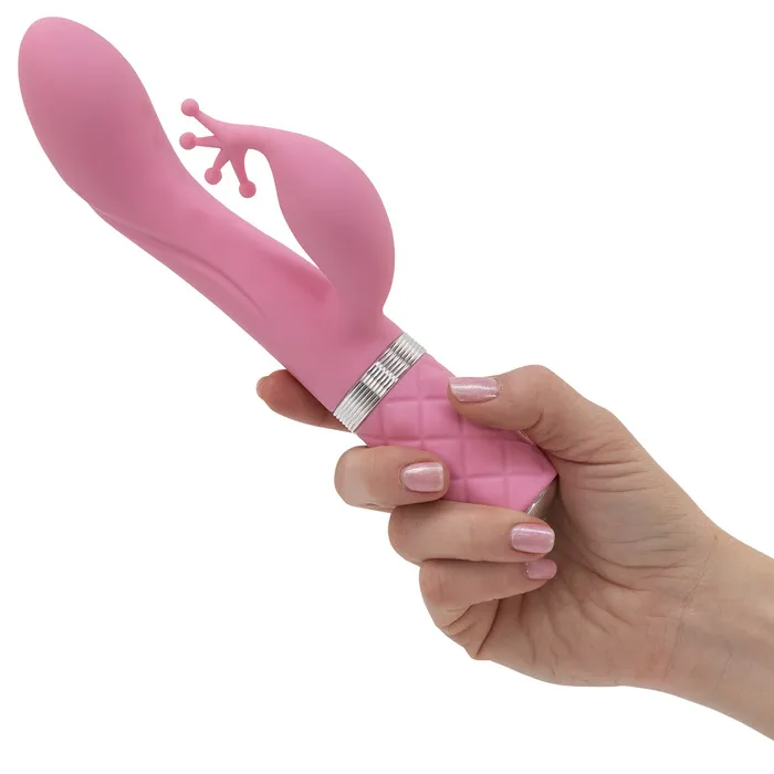 BMS Female Sex Toys Pillow Talk Kinky Luxurious Dual Massager Rabbit Vibrator