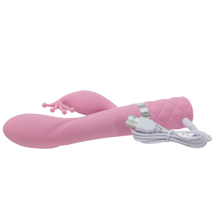 BMS Female Sex Toys Pillow Talk Kinky Luxurious Dual Massager Rabbit Vibrator