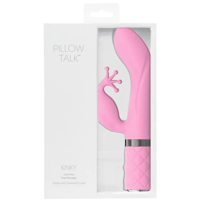 BMS Female Sex Toys Pillow Talk Kinky Luxurious Dual Massager Rabbit Vibrator