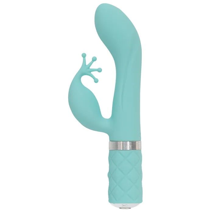 BMS Female Sex Toys Pillow Talk Kinky Luxurious Dual Massager Rabbit Vibrator