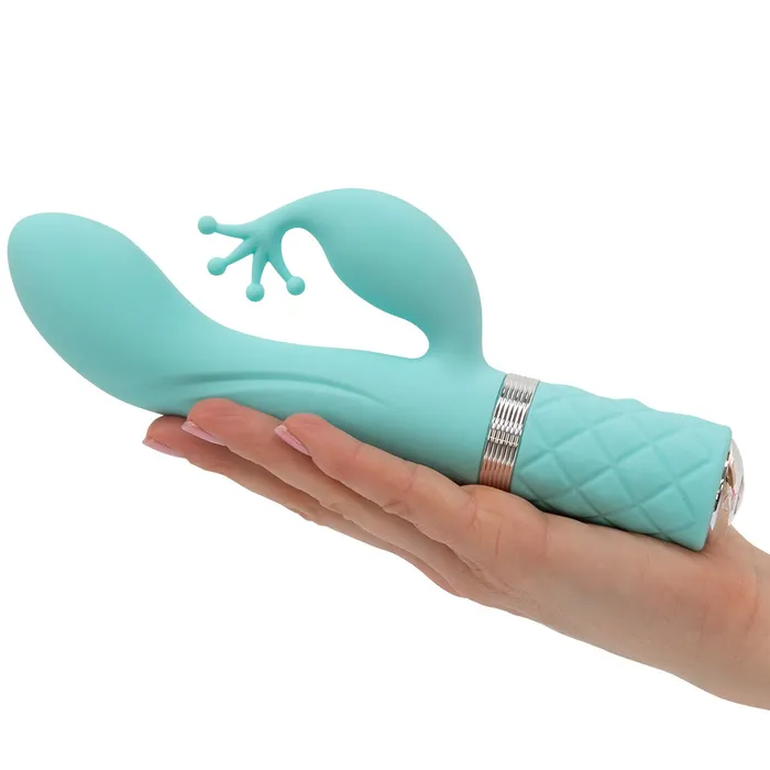 BMS Female Sex Toys Pillow Talk Kinky Luxurious Dual Massager Rabbit Vibrator