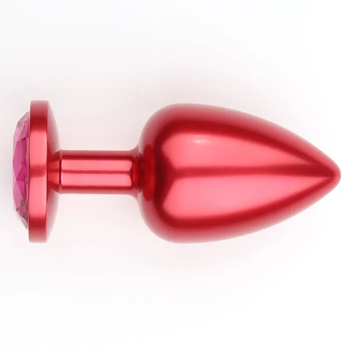 Foshan Male Sex Toys Seamless Metal Starting Butt Plug With Round Gem Small