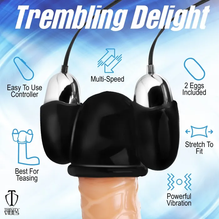 Vibrating Penis Head Teaser Trinity Vibes Male Sex Toys