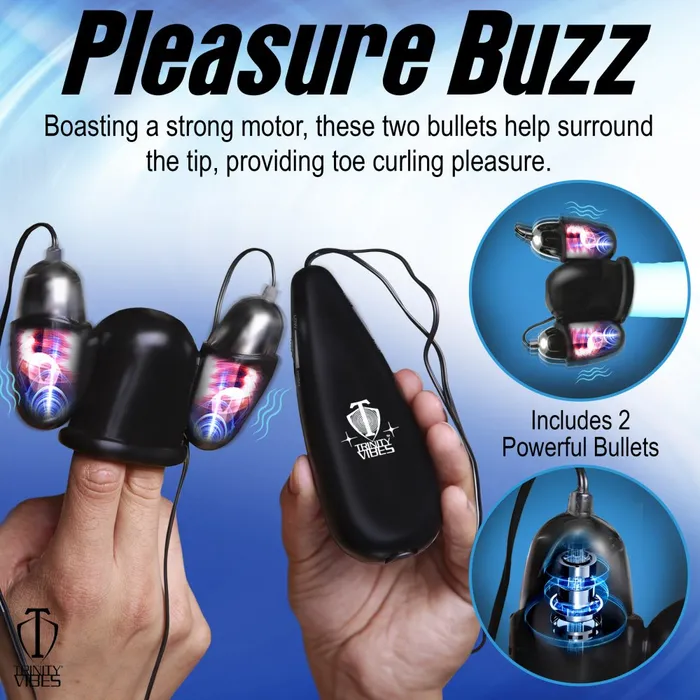 Vibrating Penis Head Teaser Trinity Vibes Male Sex Toys