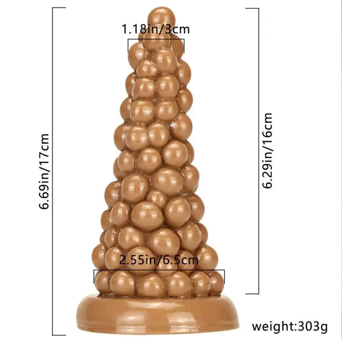 Xinghaoya Anal Grape Silicone Anal Dildo Toy
